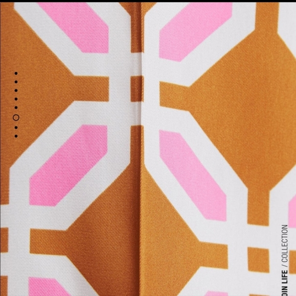 Zara Printed Pajama Style Trouser Pants Wide Leg. XS. New without tags. Gorgeous - Picture 3 of 7